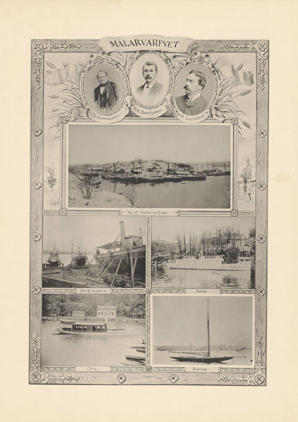 Bildcollage över Mälarvarvet