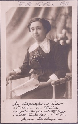Fotografi av Anna Lindhagen 1911