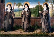 Sankta Klara, Hortolana och Agnes av Assisi