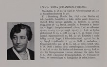 Anna Johansson-Visborg. Ledamot av stadsfullmäktige 1916-1950