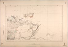 1922 års karta över Brännkyrka del 2 (Liljeholmen, Trekanten och Aspudden)