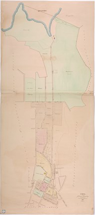 1849 års karta över Johannes församling
