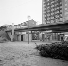Kärrtorps tunnelbanestation år 1958