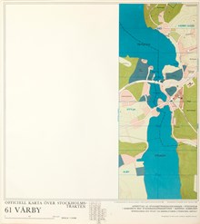 Karta "Vårby" år 1969