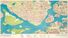 Karta "Västerled" år 1970