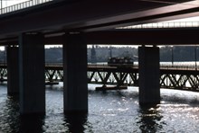 Gamla och nya Lidingöbron
