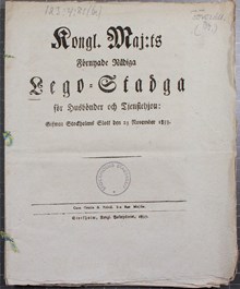 Lagar om arbetslivet från 1833