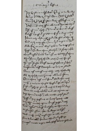 Kvittobrev från Kristina Gyllenstierna den 21 juli 1520 