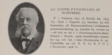 Ludvig Ferdinand af Klintberg. Ledamot av stadsfullmäktige 1894-1906