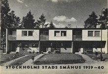 Stockholms stads småstugor 1959-60