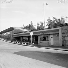 Stureby tunnelbanestation, från Sågverksgatan