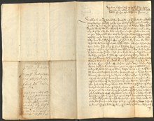 Helena Bertilsdotter skriver till rätten för att få hjälp i konflikten med sin syster 1667