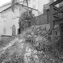 Kv. Lappskon 8. Mur mot Söder Mälarstrand